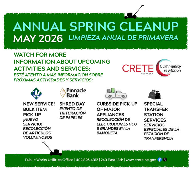 spring cleanup in May