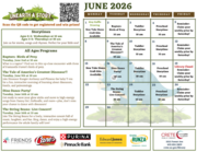 Summer Reading Program calendar for June.