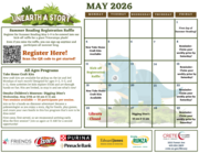 Summer Reading Program calendar for May.