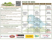 Summer Reading Program calendar for July.