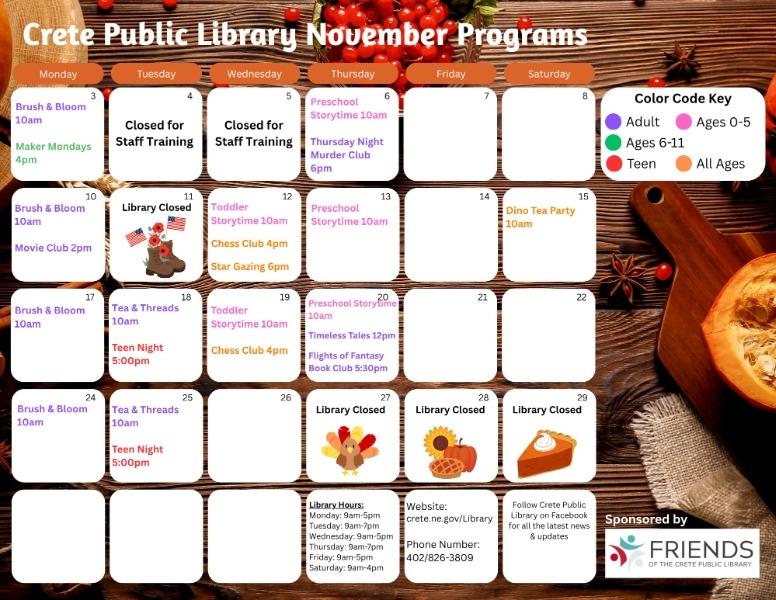 library calendar