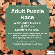puzzle race March 18